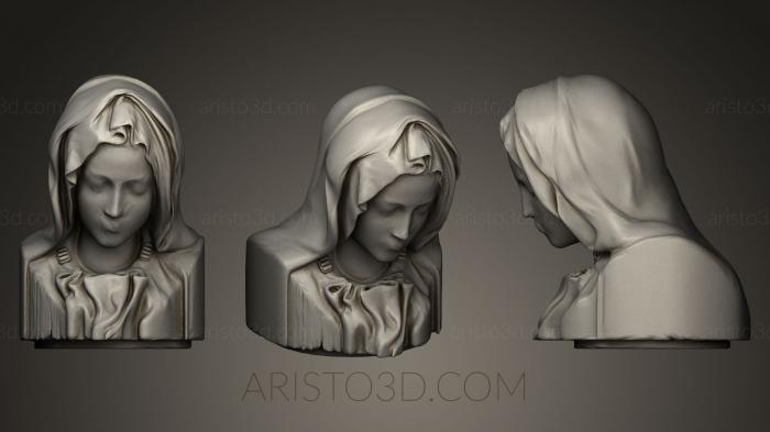 Busts and heads antique and historical (BUSTA_0299) 3D model for CNC machine